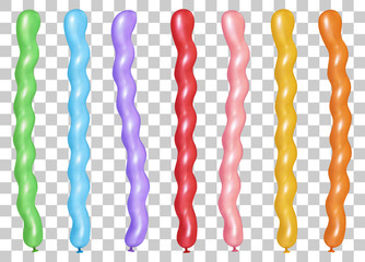 Twisted party baloons