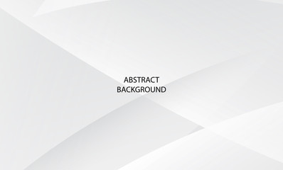 Obraz premium Abstract White and gray color technology modern background design vector Illustration. White cloth background abstract with soft waves.