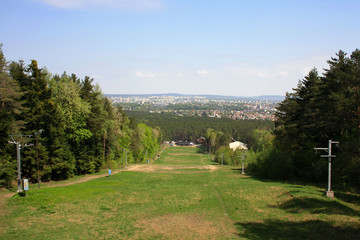 View of the city of Kielce from the 