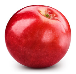 Red apple isolated on white