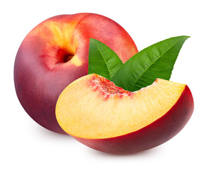 Peach isolated Clipping Path