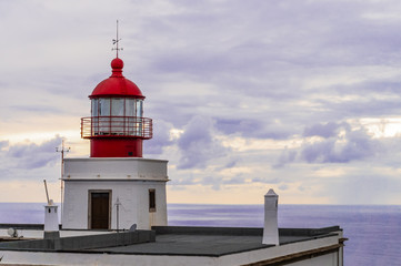 Fototapeta na wymiar Beautiful view of the Farol da Ponta de Sao Jorge lighthouse on Madeira