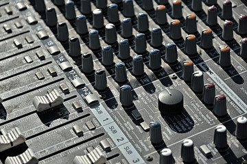 Mixing console