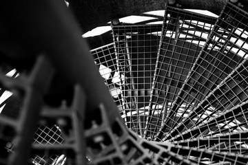 old, steel, rusty, circular staircase 4 © Alicja