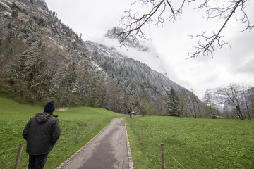 Landscape Junfrau region Berner Oberland Switzerland