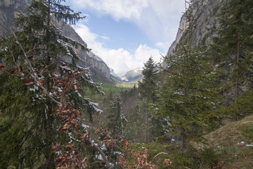 Landscape Junfrau region Berner Oberland Switzerland