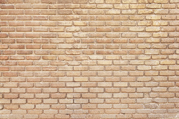 Old red brick wall background texture