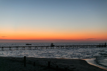 Obraz premium Sunset Over Great South Bay