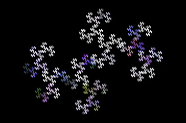 Red white purple blue background in vintage style on colorful background. Graphic modern pattern.