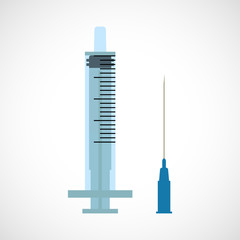 Single-use sterile syringe