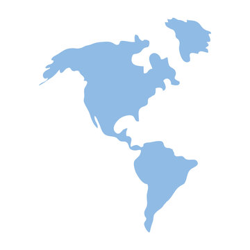 america map icon vector illustration