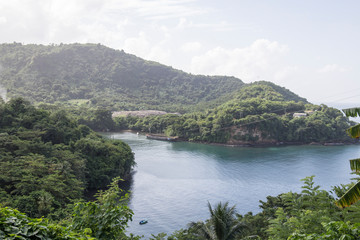 Grenada landscape Caribbean sea