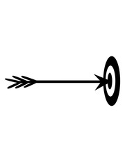 zielscheibe bogenschütze mitte getroffen pfeil bogen schießen treffen sport hobby club bogenschießen logo symbol design