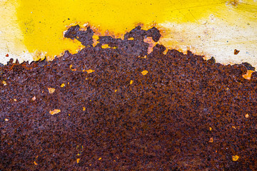 Close Up of an Industrial Bridge Rust and Weathered for Background