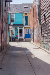 Fototapeta premium View Down an Alley
