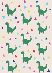 seamless pattern with birds