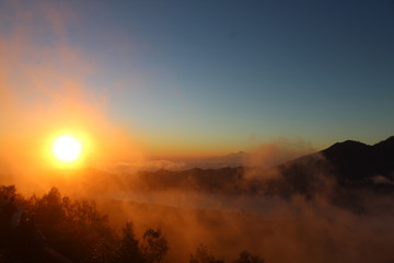 Mount Batur at Sunrise