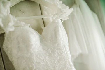 A beautiful wedding dress