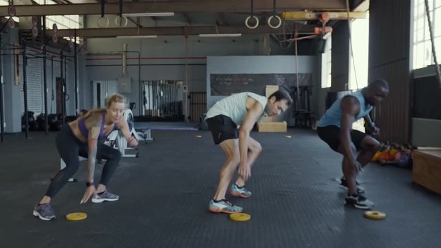 group exercise sprint