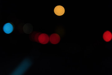 defocused lights