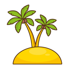 beach palms sand vacations image