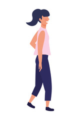 Isolated woman design vector illustration