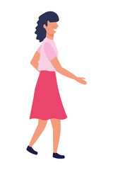 Isolated woman design vector illustration