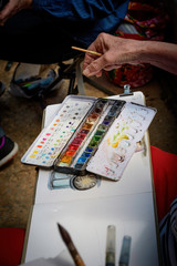 Obraz premium Cours de peinture-2-