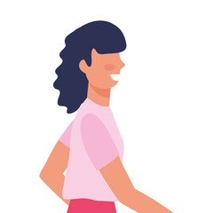 Isolated woman design vector illustration