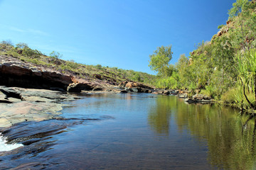 Fototapeta na wymiar Bell Gorge on the Gibb River Western Australia