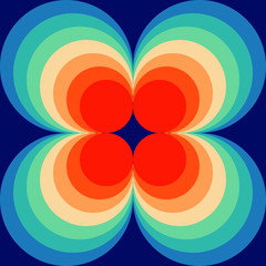 Obraz premium Retro Background, Abstract, Geometric Seamless Pattern