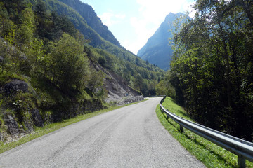 Motorradfahren im Valle del Mis