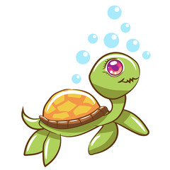turtle vector graphic design