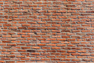 Red brick wall Texture Design. Empty red brick Background for Presentations and Web Design. A Lot...
