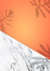 Orange product background