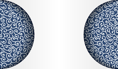 Chinese Porcelain Style Background 