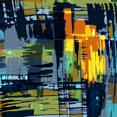 Abstract geometric colored background in the style of graffiti. Qualitative illustration for your design.
