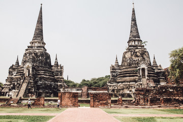 Obraz premium ON 26 May 2019,The old famous temple in Thailand world heritage / Wat Phrasrisanphet