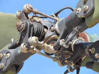 rotor traseiro do helicóptero MILMI35