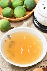 Taiwan famous dessert - Aiyu jelly 