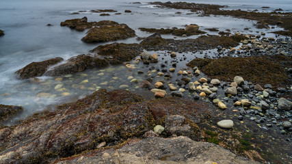 The Rocky Coast of Crescent Bay On The Ocean
