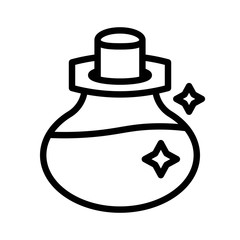 Obraz premium Potion vector, Magic related line style icon