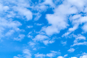 Blue sky background with clouds.selective focus.