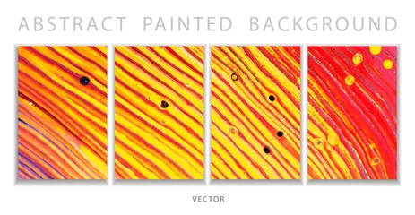 Foto op Aluminium Trend vector. Set of abstract painted background, flyer, business card, brochure, poster. Liquid marble. © KseniaZu