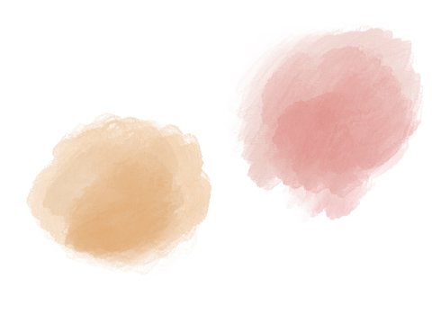 pink and beige translucent spots for the background