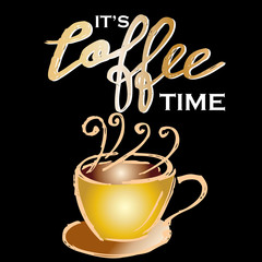 cup of coffee, coffee time doodle 