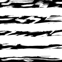 Brush grunge pattern. White and black vector.