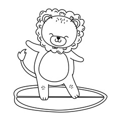 Obraz premium summer vacation relax cartoon vector illustration