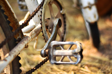 rusty chain and lock