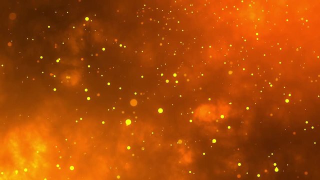 Abstract, Particles Cinematic Background. Moving Particle animation background with abstract look rendered in 4K.